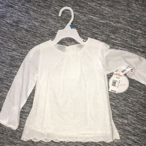 New 18-24 month white blouse